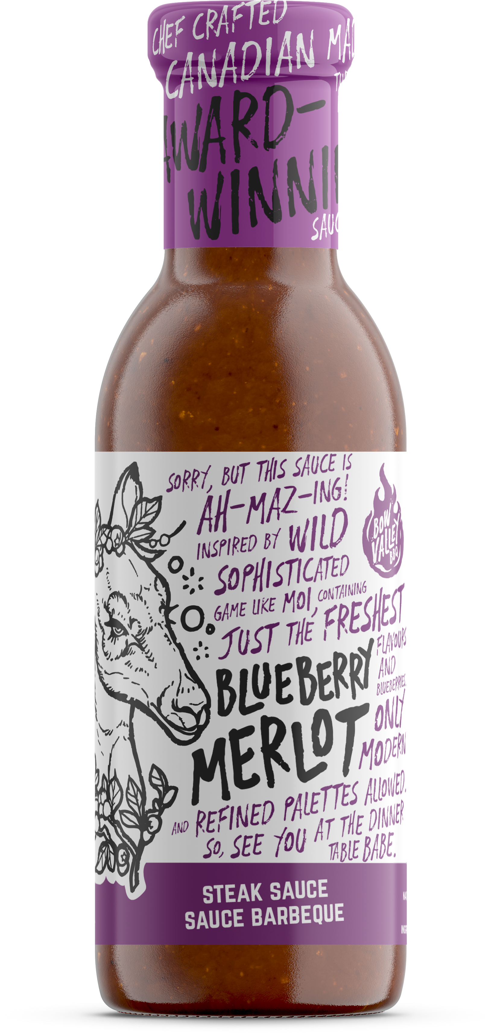 Blueberry Merlot Steak Sauce